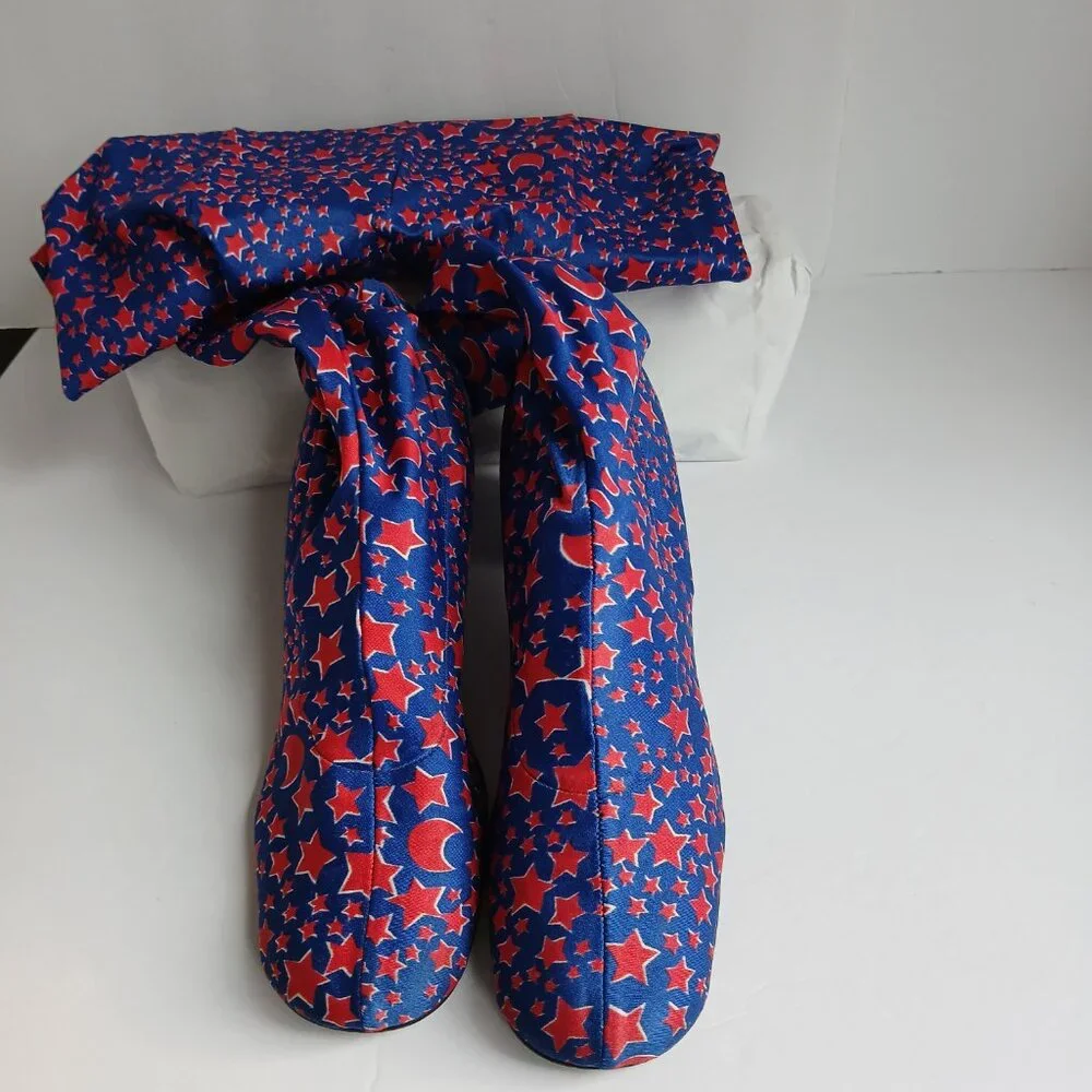 Vintage Mod 1969 Peter Max 'Cosmic 60's' Pant-T-Boots Stars & Moons Sz 9/10L